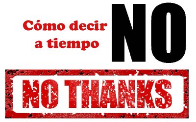 Cómo decir no a tiempo