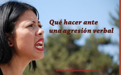 Qué hacer ante una agresión verbal