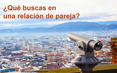 Qué buscas en una relación de pareja